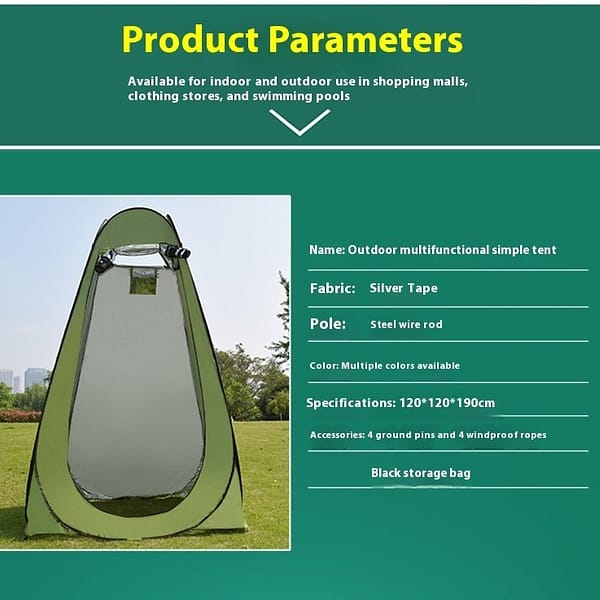 Outdoor Camping Toilet Changing Tent Shower Bath Tent